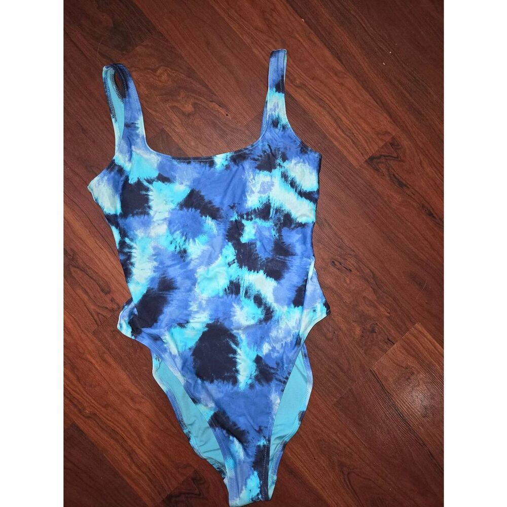 Aerie Blue Print Swim Suit New With Tags